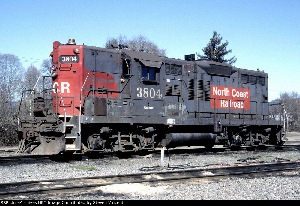 North Coast RR GP9R #3804